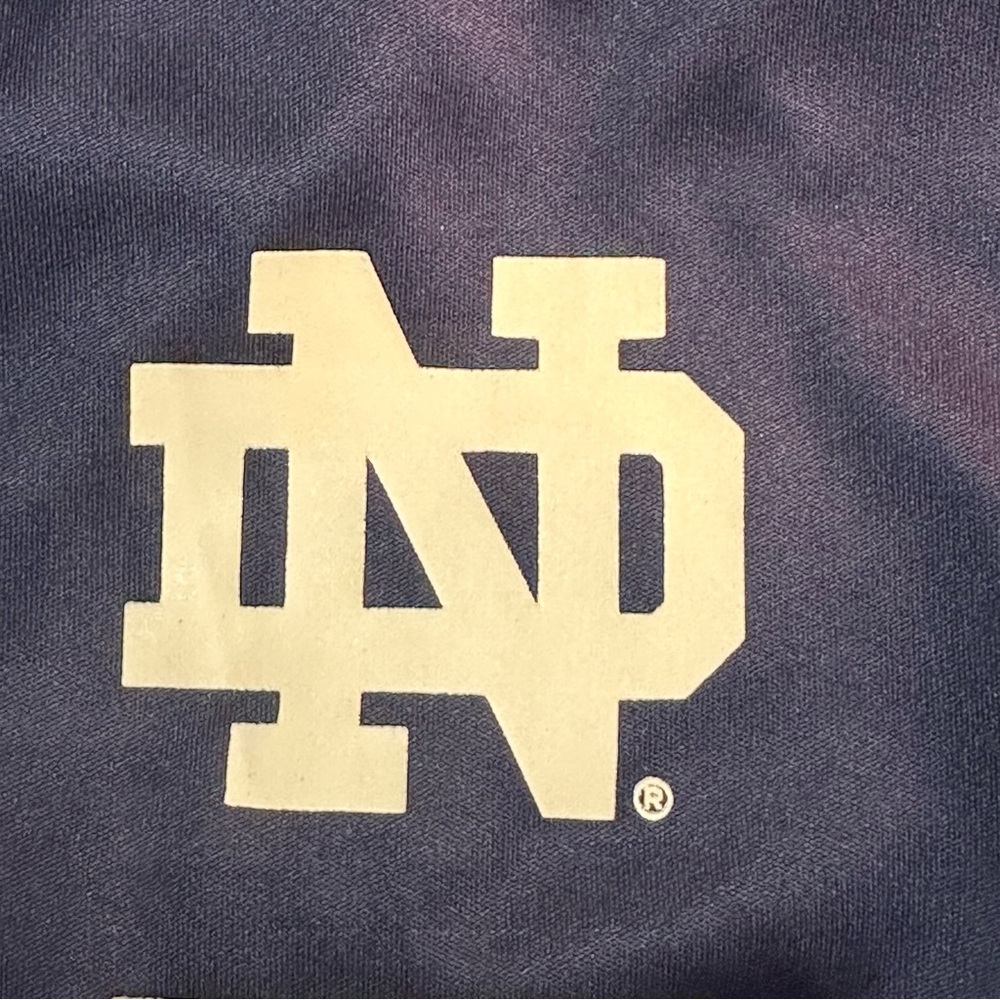 Notre Dame Fighting Irish Colosseum 1/4 Zip Pullover Wind Shirt Size Lar… - Picture 5 of 8